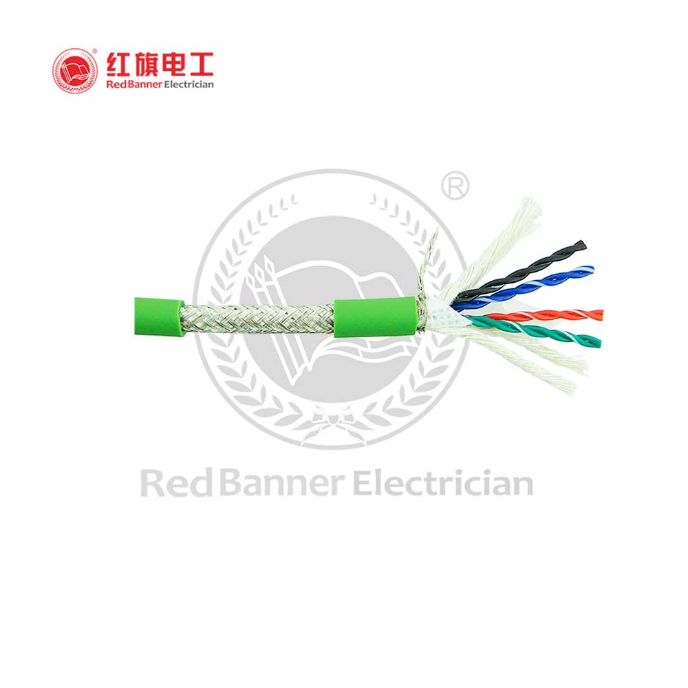 KTR-CAT6a 六类 高柔网线,KTR_SFTP_CAT6a,高柔性电缆,拖链电缆,机器人网线,,机器人电缆,双绞线,网线,超六类,高柔网线,红旗电工